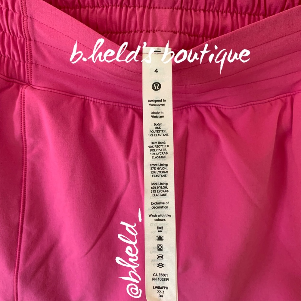 lululemon Hotty Hot High-Rise Skirt in Sonic Pink Size 4 Brand New NWT - Picture 7 of 14